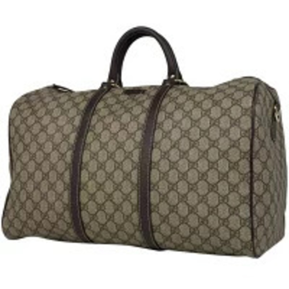 Gucci GG Boston bag handbag canvas beige brown